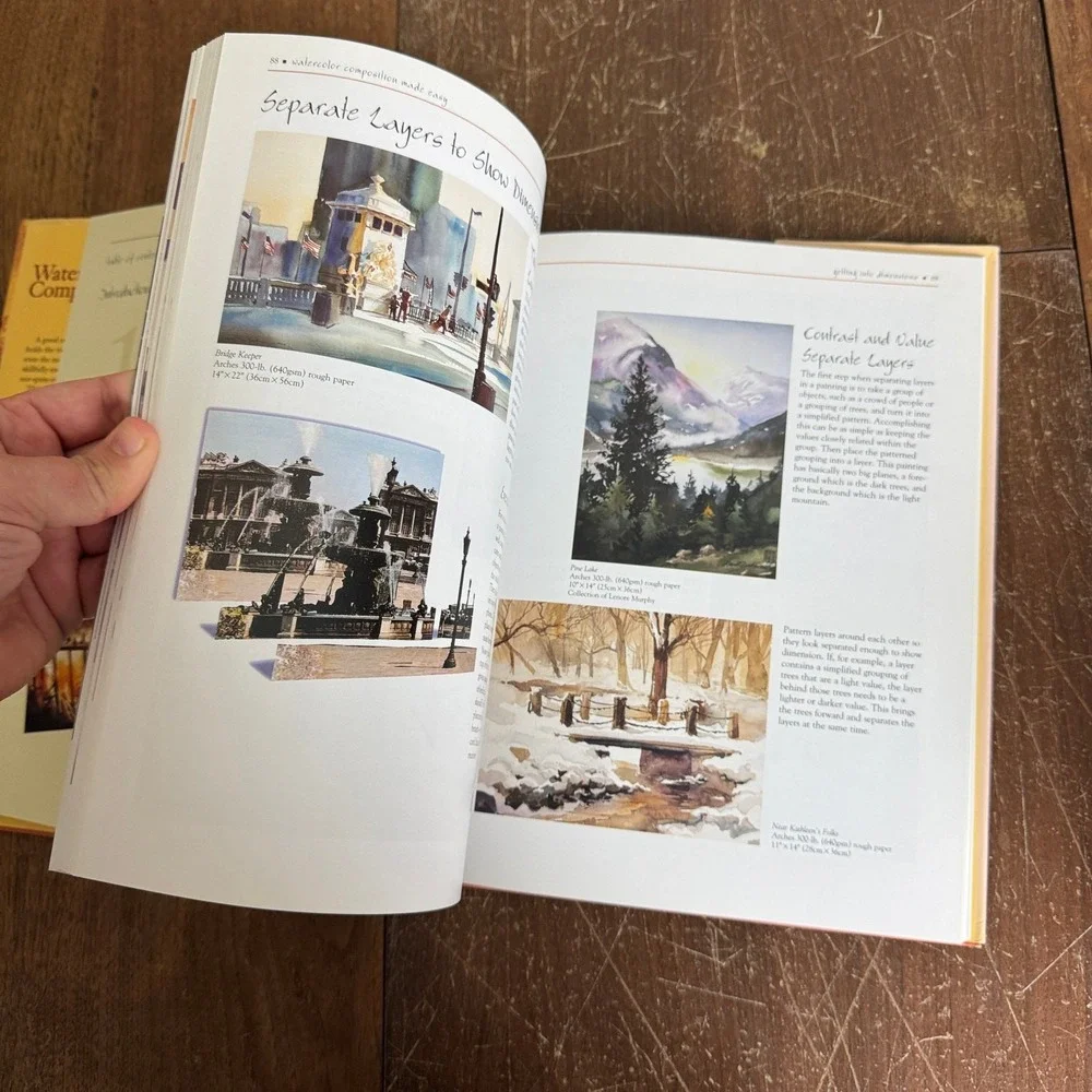 Watercolor Composition Made Easy hardback book‎ David R. Becker 1999